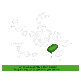 Exhaust Manifold Clamp Exhaust Pipe Lexus NX 2015-2019 OEM