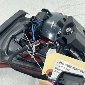 BMW 430I XDRIVE 2017 REAR LEFT DRIVER SIDE TAILLIGHT INNER IN TRUNK LID OEM