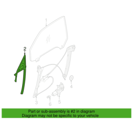 Front Left Outer Door / Mirror Seal BMW 430IX 2017-2020 OEM