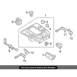 Rear Console Left / Driver Seat Heat Heater Control Switch Audi A6 2012-201