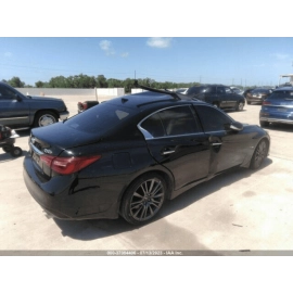 2018-2020 INFINITI Q50 RED SPORT CENTER CONSOLE DRIVER SIDE TRIM COVER PANE