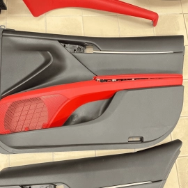 2021-23 TOYOTA CAMRY XSE SEAT W/ DOOR PANEL COMPLETE SET SENSUAL RED LEATHE 2021-23 TOYOTA CAMRY XSE SEAT W/ DOOR PANEL COMPLETE SET SENSUAL RED LEATHE