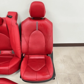 2021-23 TOYOTA CAMRY XSE SEAT W/ DOOR PANEL COMPLETE SET SENSUAL RED LEATHE 2021-23 TOYOTA CAMRY XSE SEAT W/ DOOR PANEL COMPLETE SET SENSUAL RED LEATHE