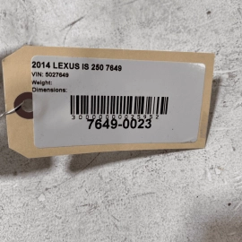 Front Left Seat Track Rail End Cap Cover Black Lexus IS250 2014-2015 OEM 1 