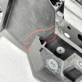 DEFECT! 14-2020 INFINITI Q50 FRONT RADIATOR CORE SUPPORT FRAME MOUNT BRACKE