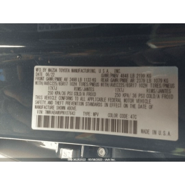 2023 MAZDA CX-50 FRONT PASSENGER DOOR SHORT CORD NO 2 WIRE WIRING HARNESS O