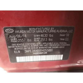 HYUNDAI SONATA 2011-2023 FRONT RIGHT PASSENGER SIDE DOOR UPPER HINGE OEM RE