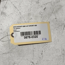 2014-15-2020 INFINITI Q50 INTERIOR PANEL HANDLE BEZEL TRIM REAR RIGHT DOOR 