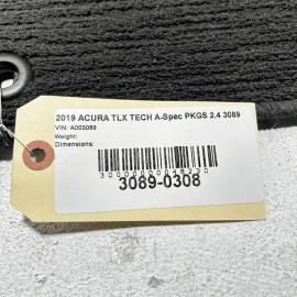 2018-2020 ACURA TLX A-SPEC INTERIOR FLOOR CARPETS MATS MAT SET OF 4 OEM