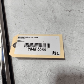 2006-2014 LEXUS IS250 REAR LEFT DOOR BELT MOLDING CHROME ASSY OEM