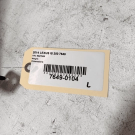 2014-2020 LEXUS IS250 SEDAN LEFT DRIVER SIDE B PILLAR LOWER TRIM COVER OEM