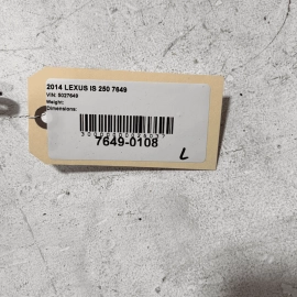 2014-2015 LEXUS IS250 IS350 FRONT LEFT DRIVER SEAT BELT HEIGHT ADJUSTER OEM