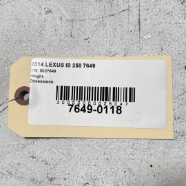 Lexus IS250 2014-2015 OEM 1 PCS Left Driver Side Door Impact Crash Sensor S