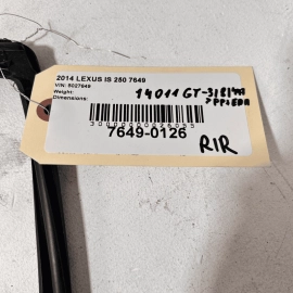 2014-15 LEXUS IS250 IS350 Rear Right Passenger Side Window Weatherstrip Sea