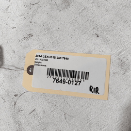 2014-2015 LEXUS IS250 IS350 Rear Right Passenger Side Interior Door Handle 