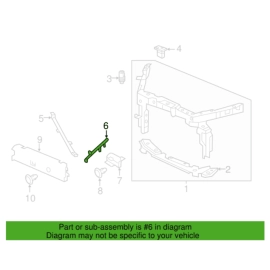 Front Right Bulkhead Brace Bracket ACURA TLX 2015-2020 OEM