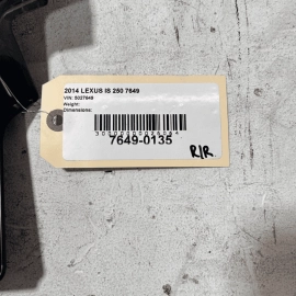 2014-15 LEXUS IS250 Rear Right Passenger Side Trunk Tray Luggage Trim Panel 2014-15 LEXUS IS250 Rear Right Passenger Side Trunk Tray Luggage Trim Panel