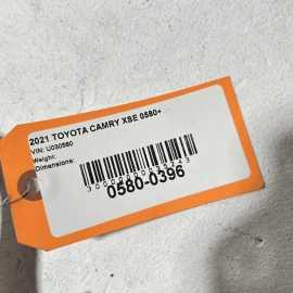 2018-2022 TOYOTA CAMRY 2.5L XSE HVAC A/C HEATER COOLANT WATER HOSE TUBE PIP