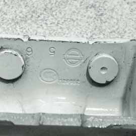 NISSAN SENTRA 2016-2019 REAR LEFT DRIVER SIDE DOOR UPPER HINGE OEM = QM1 =