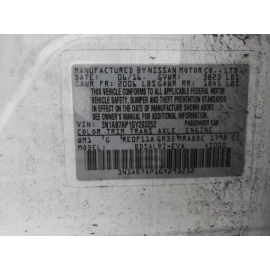 NISSAN SENTRA 2013-2019 FRONT LEFT DRIVER SIDE DOOR UPPER HINGE OEM = QM1 =
