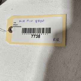 KIA RIO 2012-2017 REAR PASSENGER SIDE DOOR HINGE UPPER & LOWER OEM =SET OF 