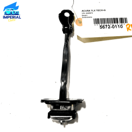 2015-2020 ACURA TLX REAR RIGHT PASSENGER SIDE DOOR HINGE CHECK STRAP STOPPE