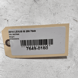 2014 LEXUS IS250 IS350 Dash Dashboard Instrument Panel Analog Clock OEM