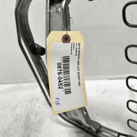 2017-20 INFINITI Q50 RED SPORT FRONT RIGHT PASSENGER SPORT SEAT FRAME MOTOR