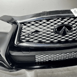 2014-2017 INFINITI Q50 RED SPORT FRONT BUMPER COVER PANEL ASSEMBLED OEM *KH