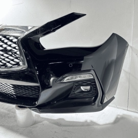 2014-2017 INFINITI Q50 RED SPORT FRONT BUMPER COVER PANEL ASSEMBLED OEM *KH