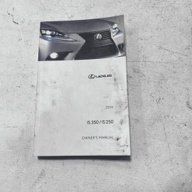 2014 LEXUS IS350 IS250 OWNERS MANUAL GUIDE BOOK SET WITH LITERATURE OEM 2014 LEXUS IS350 IS250 OWNERS MANUAL GUIDE BOOK SET WITH LITERATURE OEM