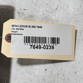 LEXUS IS250 2014-2015 HIGH MOUNT 3RD BRAKE STOP LIGHT LAMP COVER OEM 1PCS