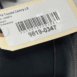 TOYOTA CAMRY 2018 - 2021 STEERING WHEEL W/ SWITCH CONTROL BUTTON ASSEMBLY O