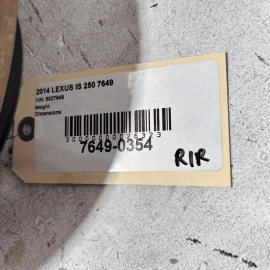 2014 - 2015 LEXUS IS250 REAR LEFT OR RIGHT SIDE DISC BRAKE ROTOR OEM