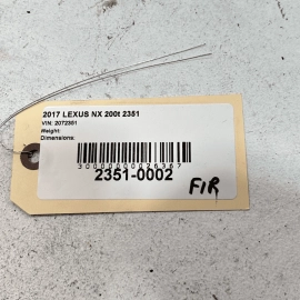 LEXUS NX200T 2015-2017 FRONT PASSENGER DOOR INTERIOR HANDLE BEZEL CAP COVER LEXUS NX200T 2015-2017 FRONT PASSENGER DOOR INTERIOR HANDLE BEZEL CAP COVER