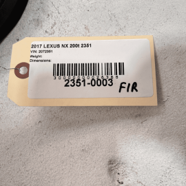 LEXUS NX200T 2015-2017 FRONT RIGHT OR LEFT DOOR PANEL AUDIO SPEAKER OEM 1PC