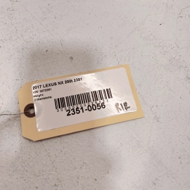 15-21 LEXUS NX200T NX300H REAR PASSENGER SIDE DOOR WINDOW REGULATOR & MOTOR