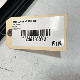 15-21  LEXUS NX200T NX300 REAR PASSENGER DOOR WINDOW INNER WEATHERSTRIP SEA