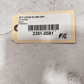 2015-2021 Lexus NX200T NX300H Front Driver Side Kick Panel Cover Trim OEM B