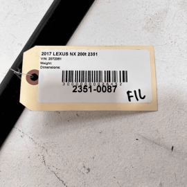 2015-21 Lexus NX200T NX300 Front Driver Door Window Inner Weatherstrip Seal