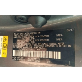 2015-2021 Lexus NX200T NX300H Driver Seat Track End Forward Outer Cover Tri