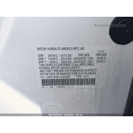 ACURA MDX 2014-2020 TLX FRONT LEFT DRIVER SEAT HEADREST GUIDE SLEEVES OEM 1