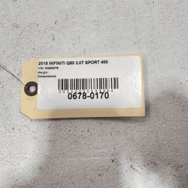 2014-2019 INFINITI Q50 WARNING BUZZER ANTI-THEFT ALARM SIREN ATM SHIFT LOCK