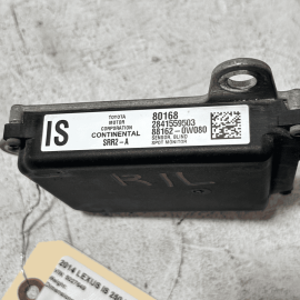 2014 LEXUS IS250 IS350 REAR LEFT DRIVER SPOT RADAR DISTANCE MODULE SENSOR O