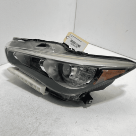 DAMAGE 18-20 INFINITI Q50 DRIVER SIDE HEADLIGHT HEAD LIGHT LAMP OEM W/O ADA