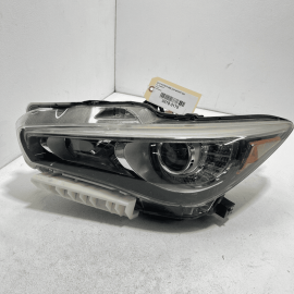 DAMAGE 18-20 INFINITI Q50 DRIVER SIDE HEADLIGHT HEAD LIGHT LAMP OEM W/O ADA