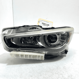 DAMAGE 18-20 INFINITI Q50 DRIVER SIDE HEADLIGHT HEAD LIGHT LAMP OEM W/O ADA