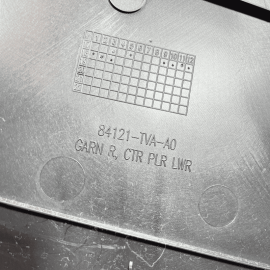 2018-2020 HONDA ACCORD RIGHT CENTER SIDE PILLAR LOWER TRIM COVER PANEL OEM