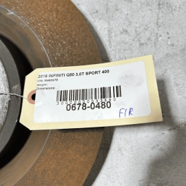 2014-2020 Infiniti Q50 Q60 Sport Front Left or Right Sport Disc Brake Rotor