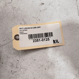 2015 - 2017 LEXUS NX200t REAR LEFT DRIVER SIDE DOOR SPEAKER SOUND AUDIO OEM